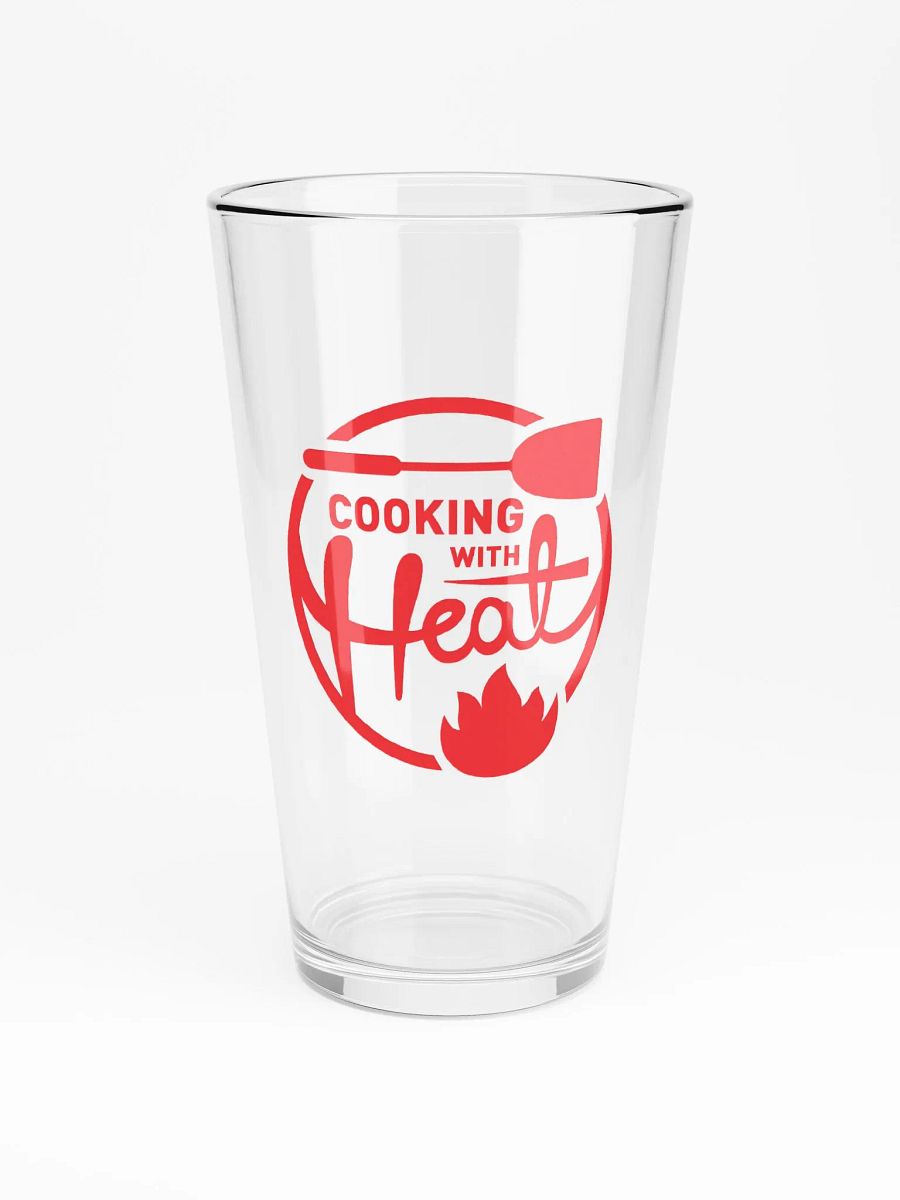 Cooking With Heat Pint Glass product image (3)