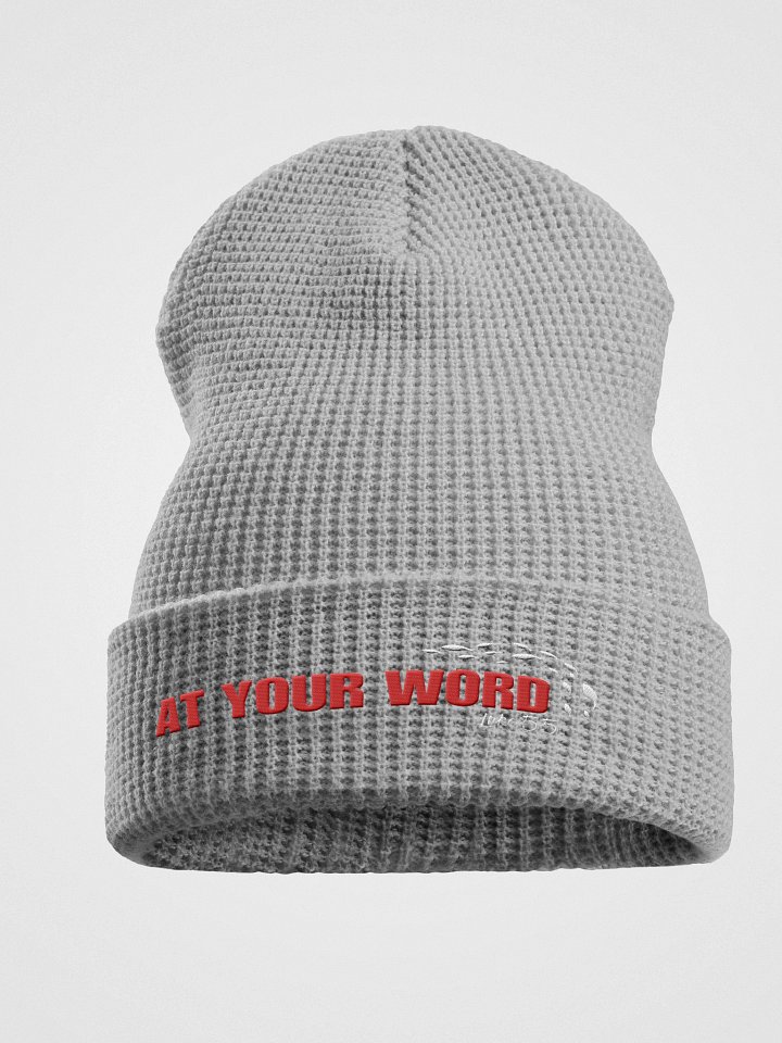 At Your Word Waffle Knit Beanie product image (25)