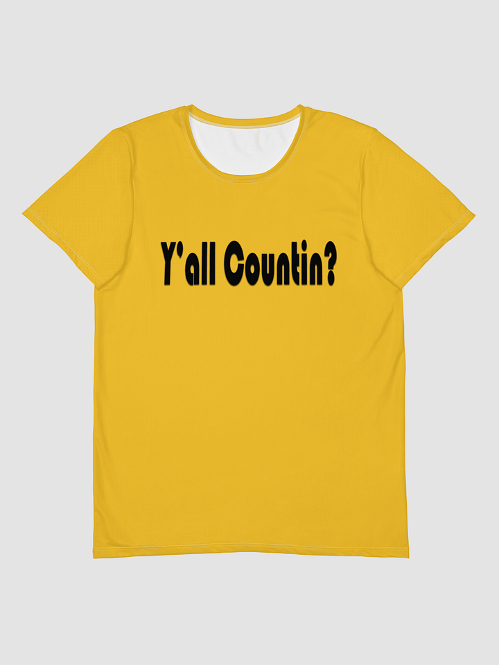 [Joshua Crawford] All-Over Print Athletic T-Shirt Sublicolor 103 ( Yellow ) product image (1)