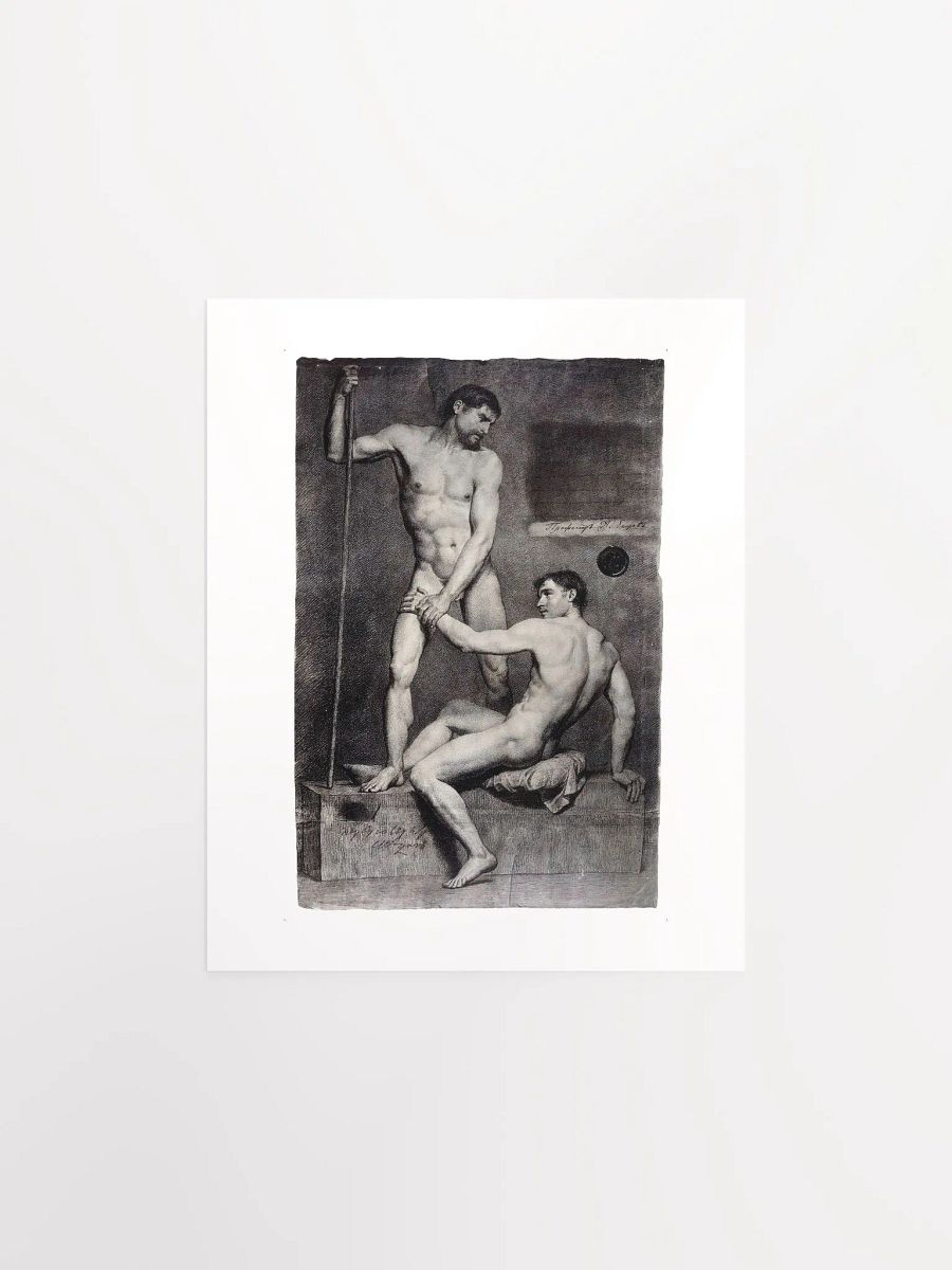Male Nudes by Alexander Andreyevich Ivanov - Print product image (1)