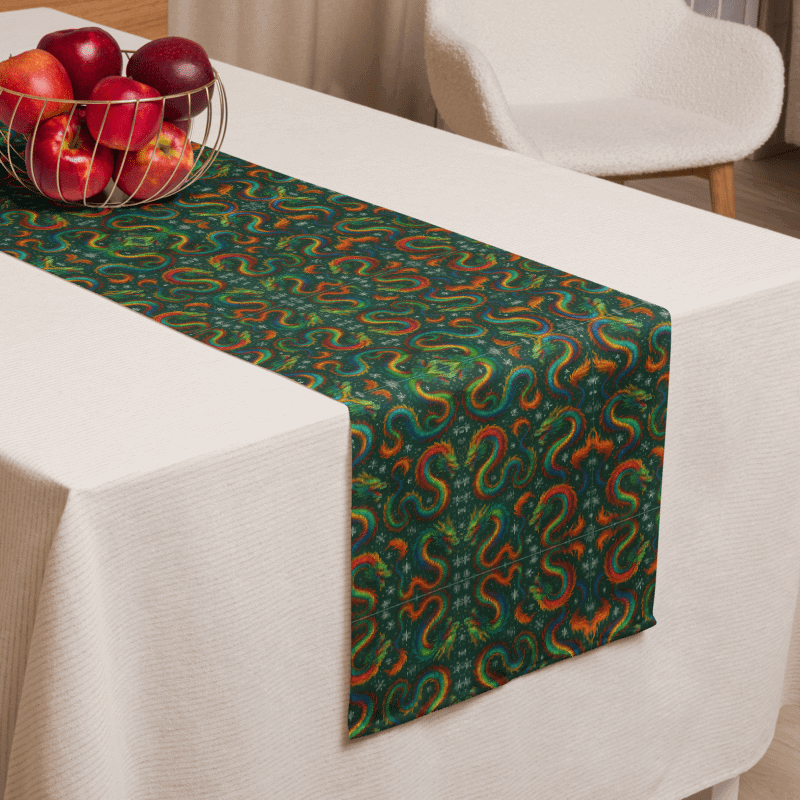 ✨🐉 THE EMSPIRACY CHRISTMAS TABLE RUNNER ELEVATE YOUR FESTIVE TABLE 🐉✨ product image (1)