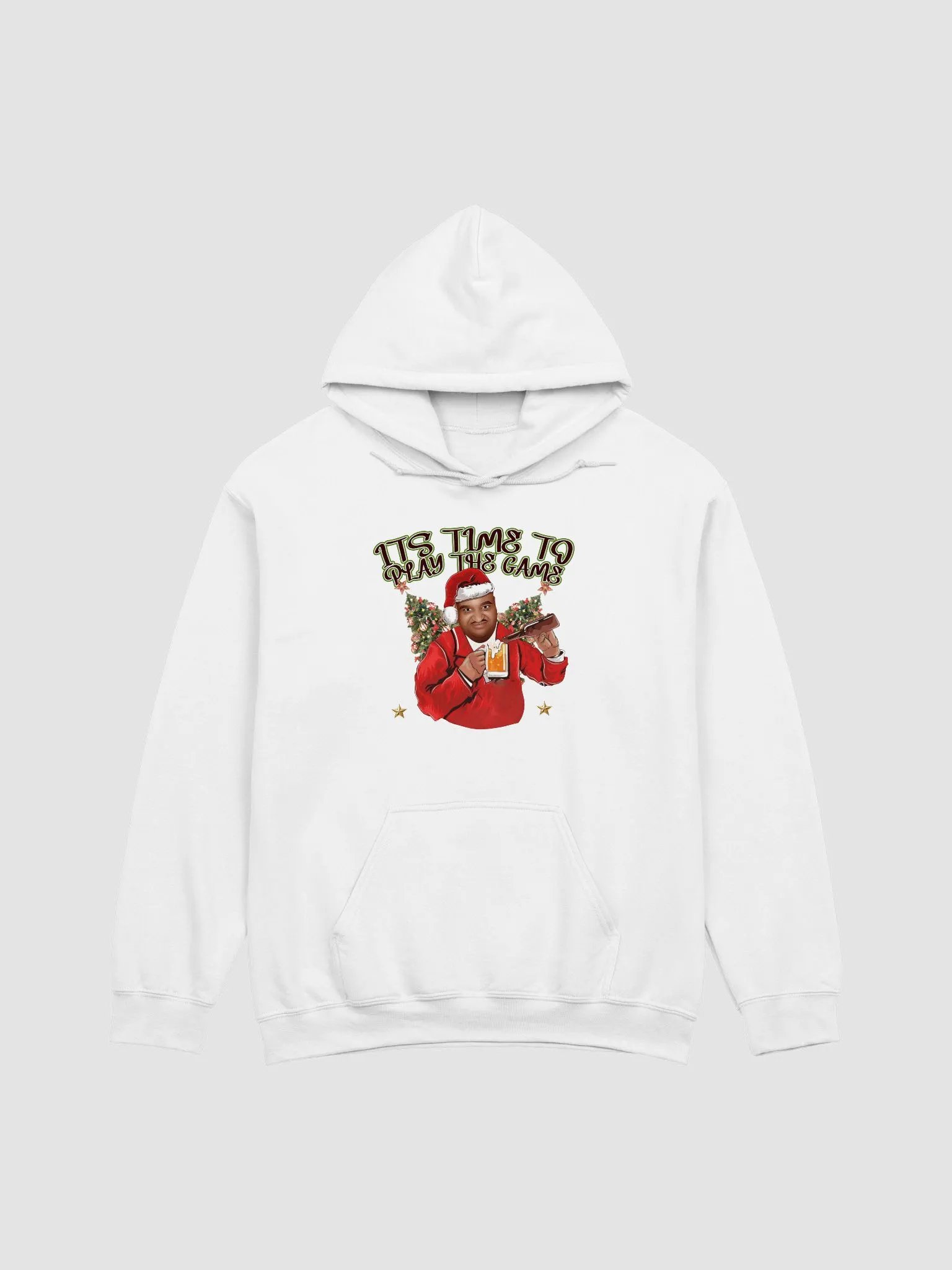 Time To Play The Game White Christmas Hoodie product image (1)