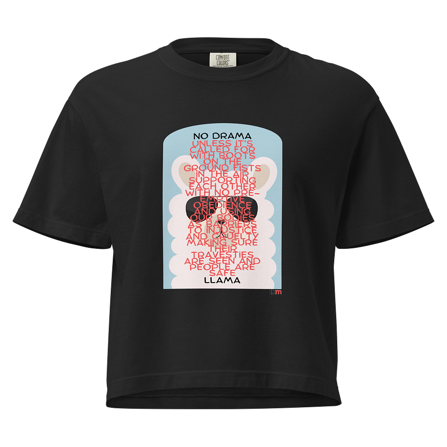 Drama Llama LKM Boxy Tee product image (1)