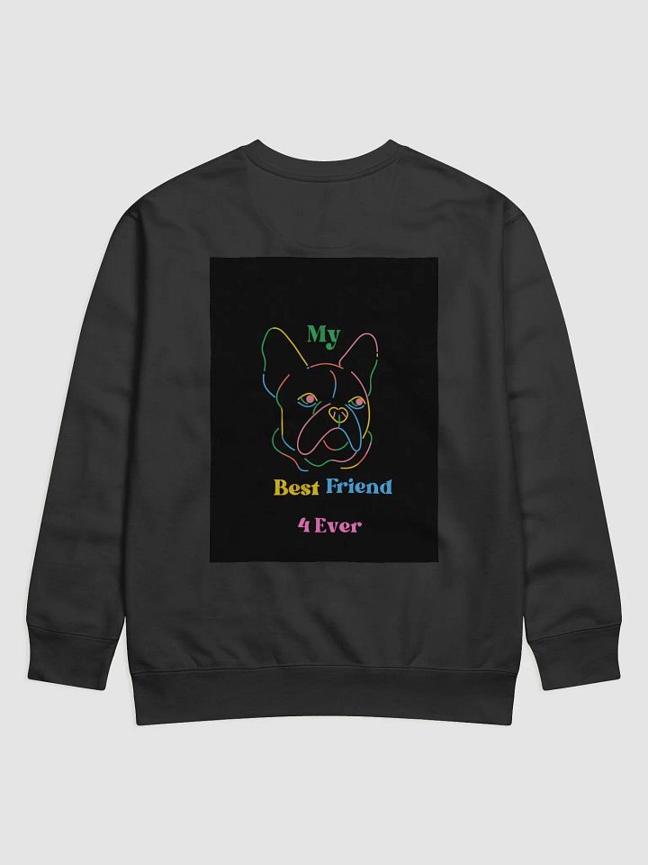 Neon French Bulldog Best Friend Sweatshirt product image (2)