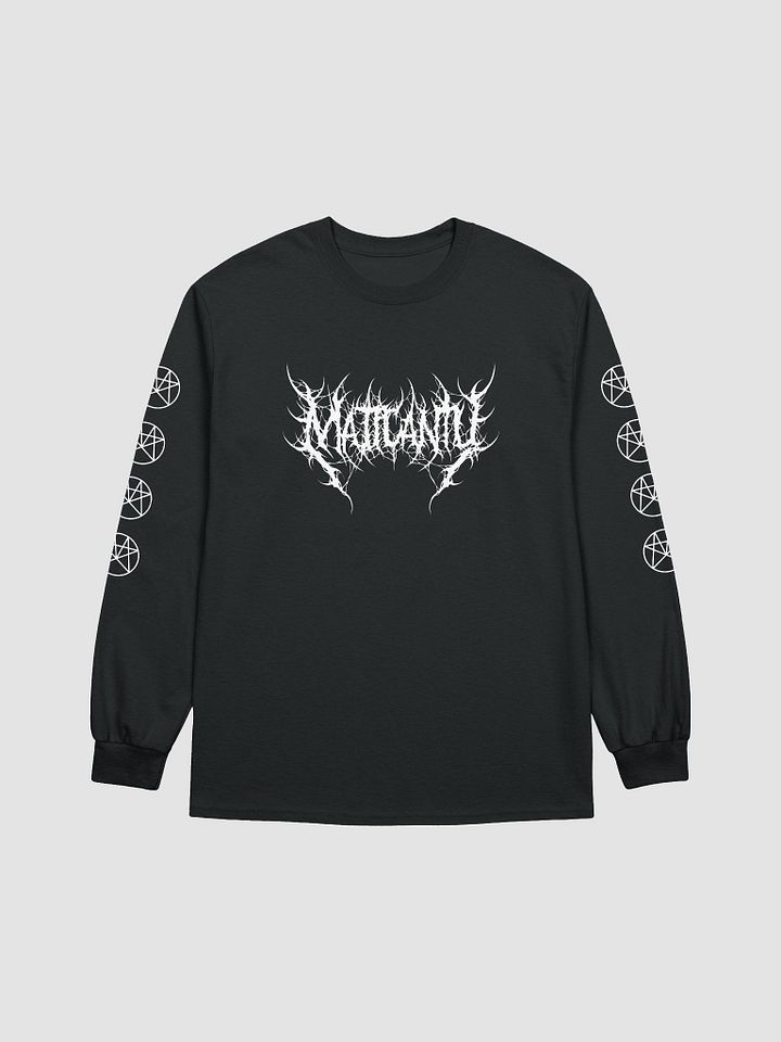 Death Metal Logo Long Sleeve T-Shirt product image (1)
