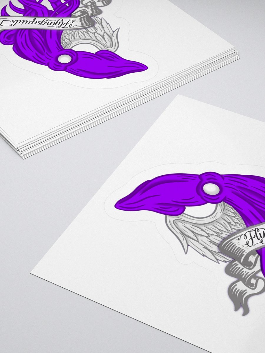 FlyingSquid w/ Banner-Sticker product image (4)