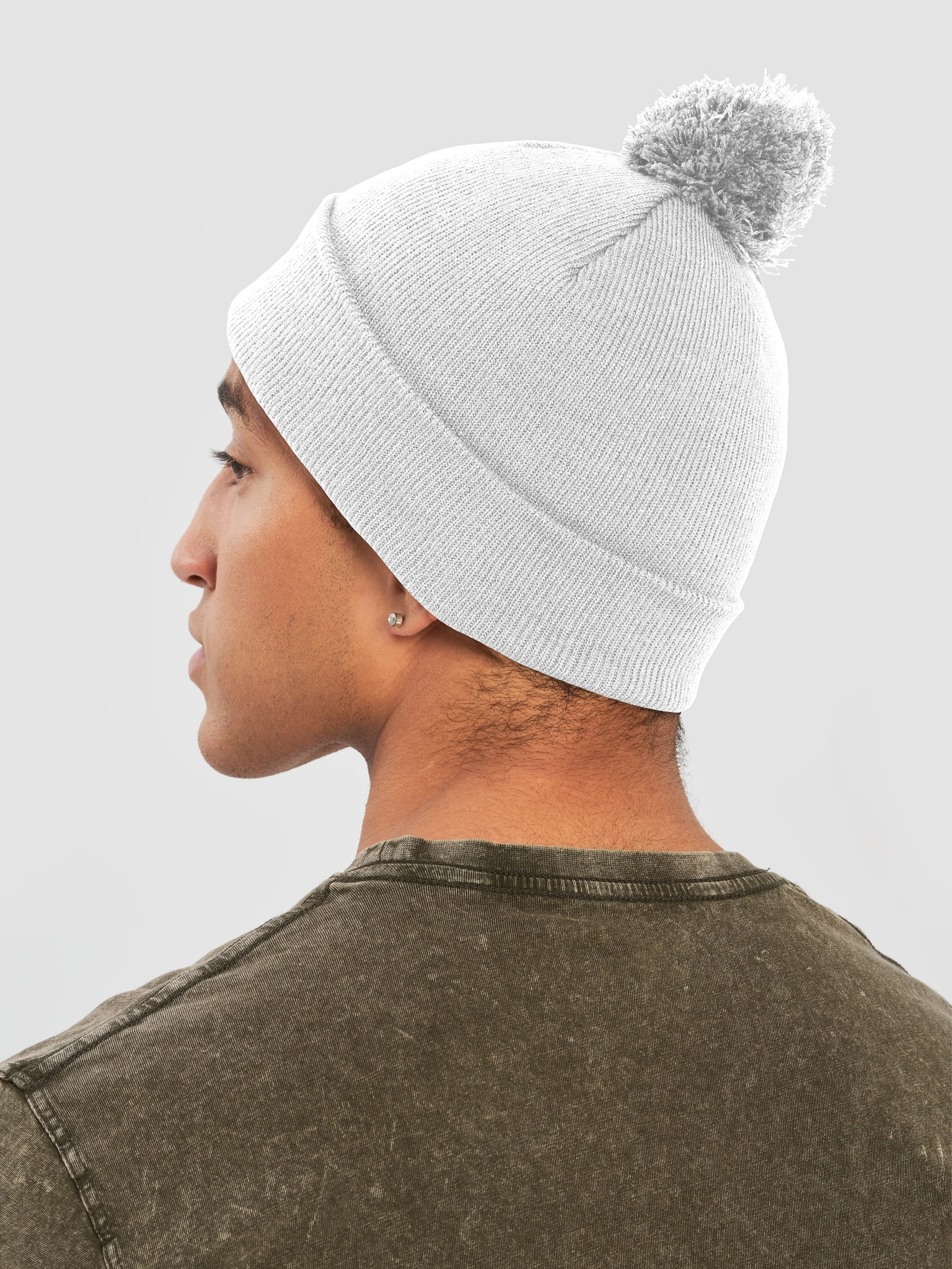 Photo showing Beechfield Pom-Pom Beanie