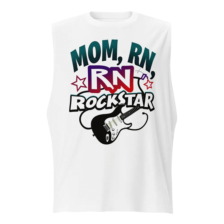 Rockstar Mom RN Muscle Tank product image (1)