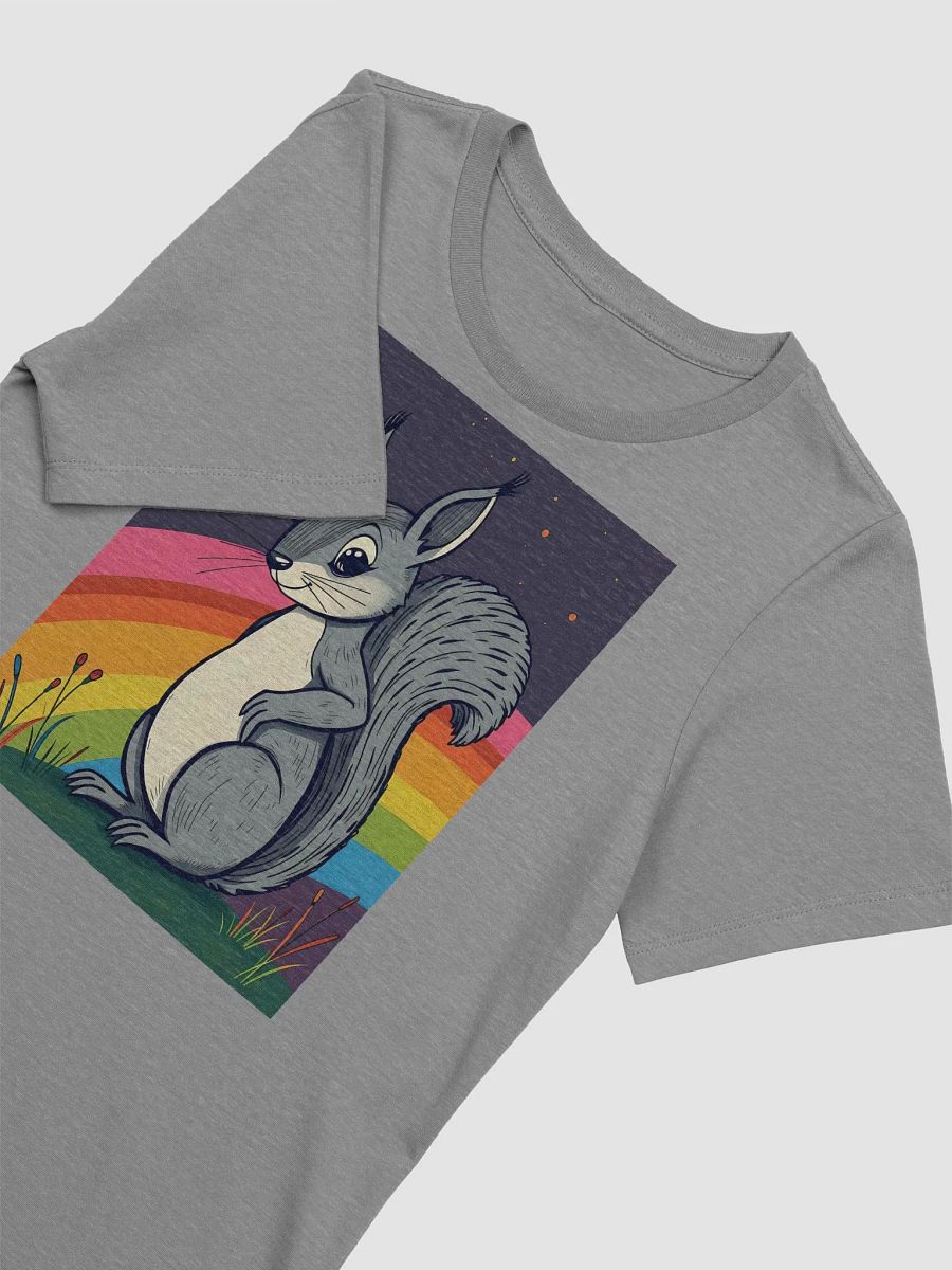 Whimsical Rainbow Squirrel Relaxed-fit Tee product image (3)