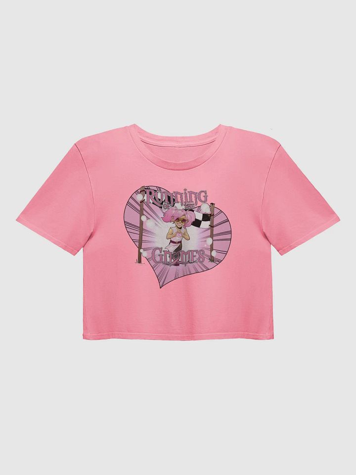 Running of the Gnomes Heart Racer- by Mischi -Crop Tee product image (3)