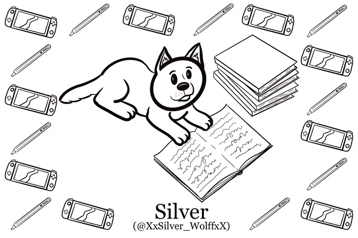 Silver Colouring Page product image (1)