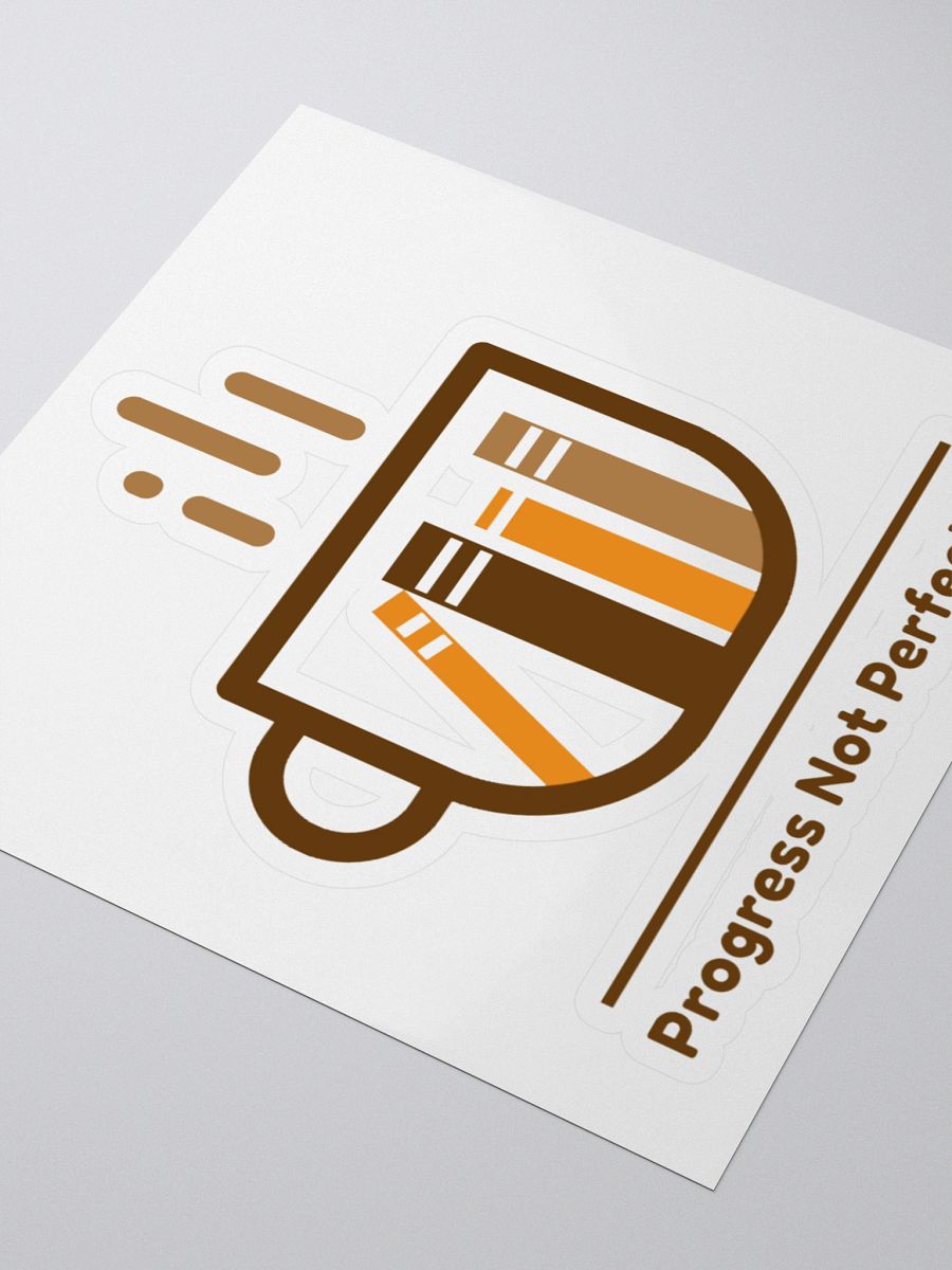 Slogan #8 Progress Not Perfection Sticker product image (3)