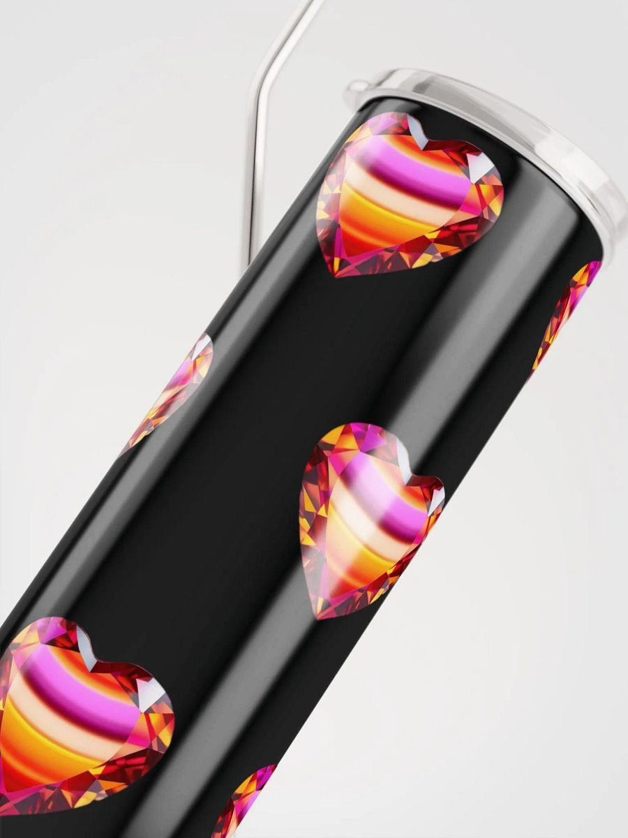 Sunset Hearts Stainless Steel Tumbler product image (1)