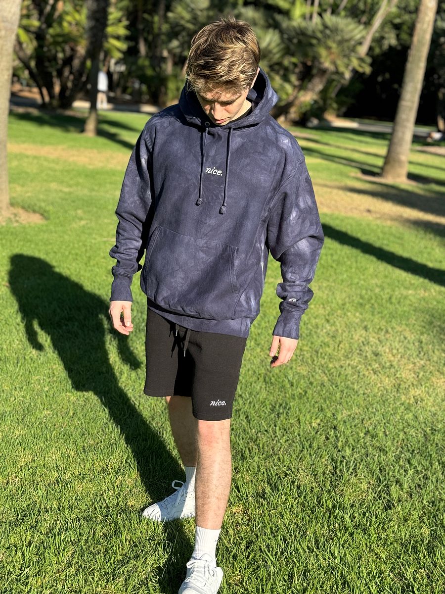 Nice. Embroidered Sweatshorts (Black) product image (12)