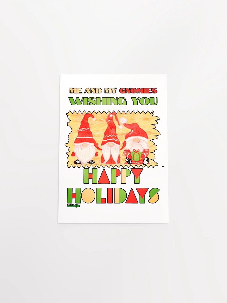 ME AND MY GNOMIES WISHING YOU HAPPY HOLIDAYS product image (21)