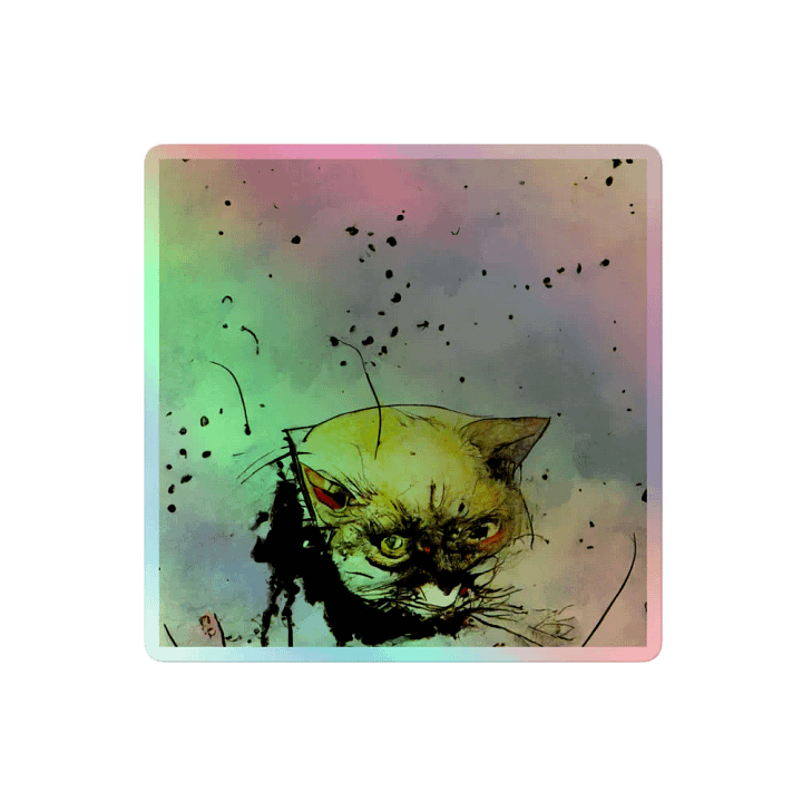 Grumpy Cat Holographic Sticker Sheet product image (2)