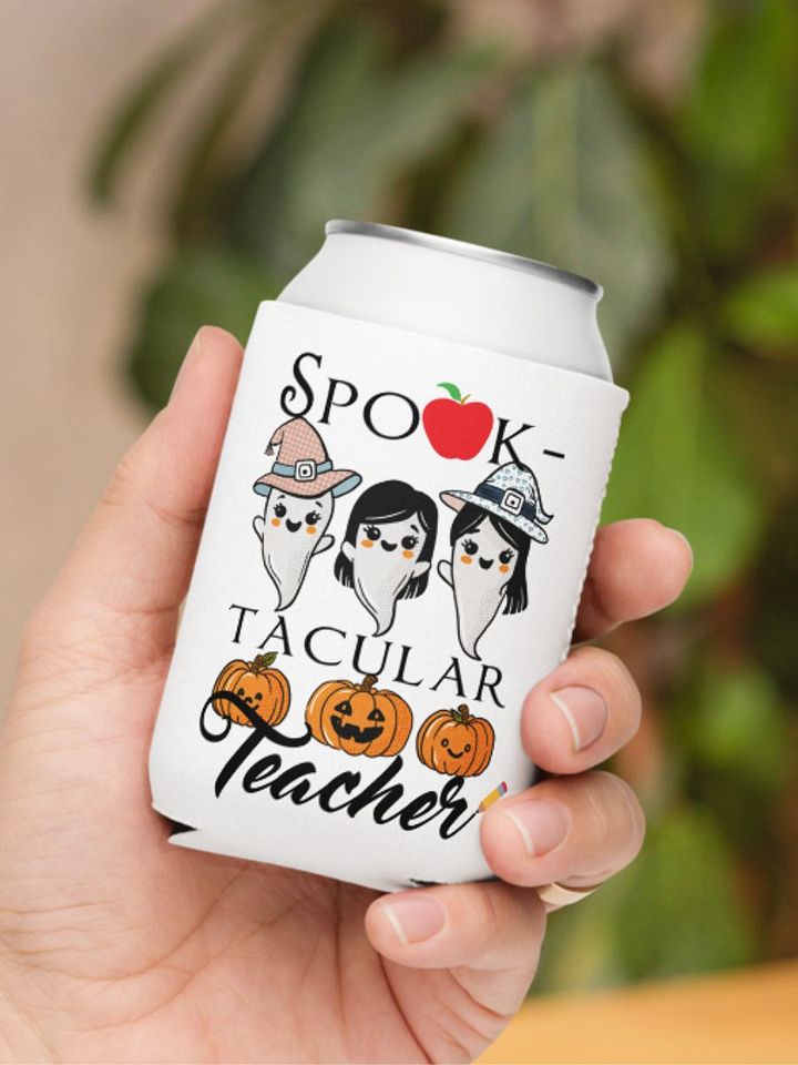 Hand-Drawn Spook-Tacular Can Cooler - Teacher Edition product image (1)