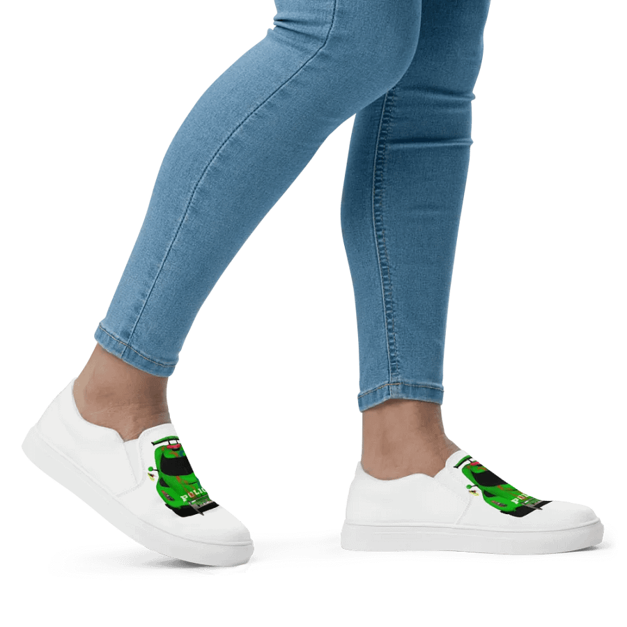 Reversed Race Car Women's Slip-Ons product image (8)