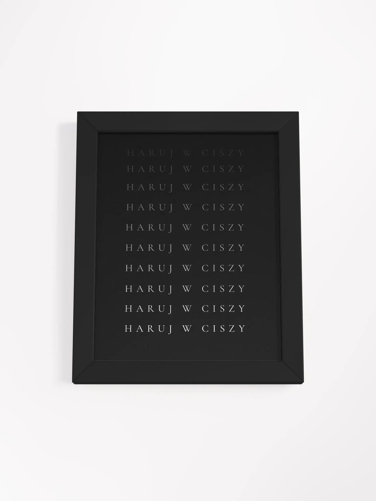 MATOWY PLAKAT W RAMCE 