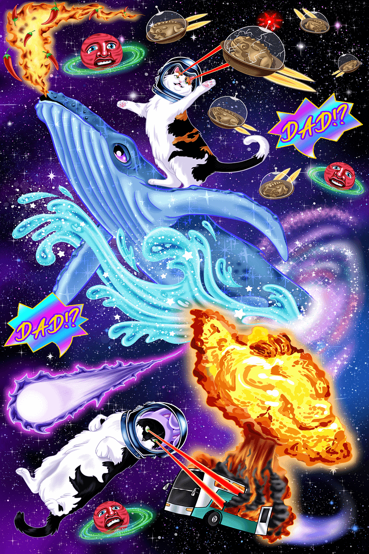 The Galaxy Punk Poster product image (1)