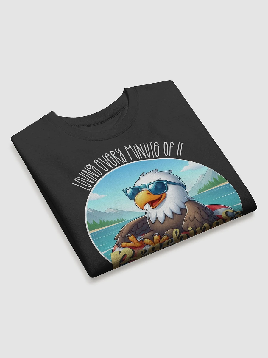 Beaching and Beering Classic Sweatshirt, Eagle on a Floatie wearing Sunglasses product image (3)