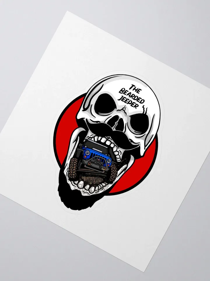 Off-Road Skull Kiss-Cut Stickers product image (7)