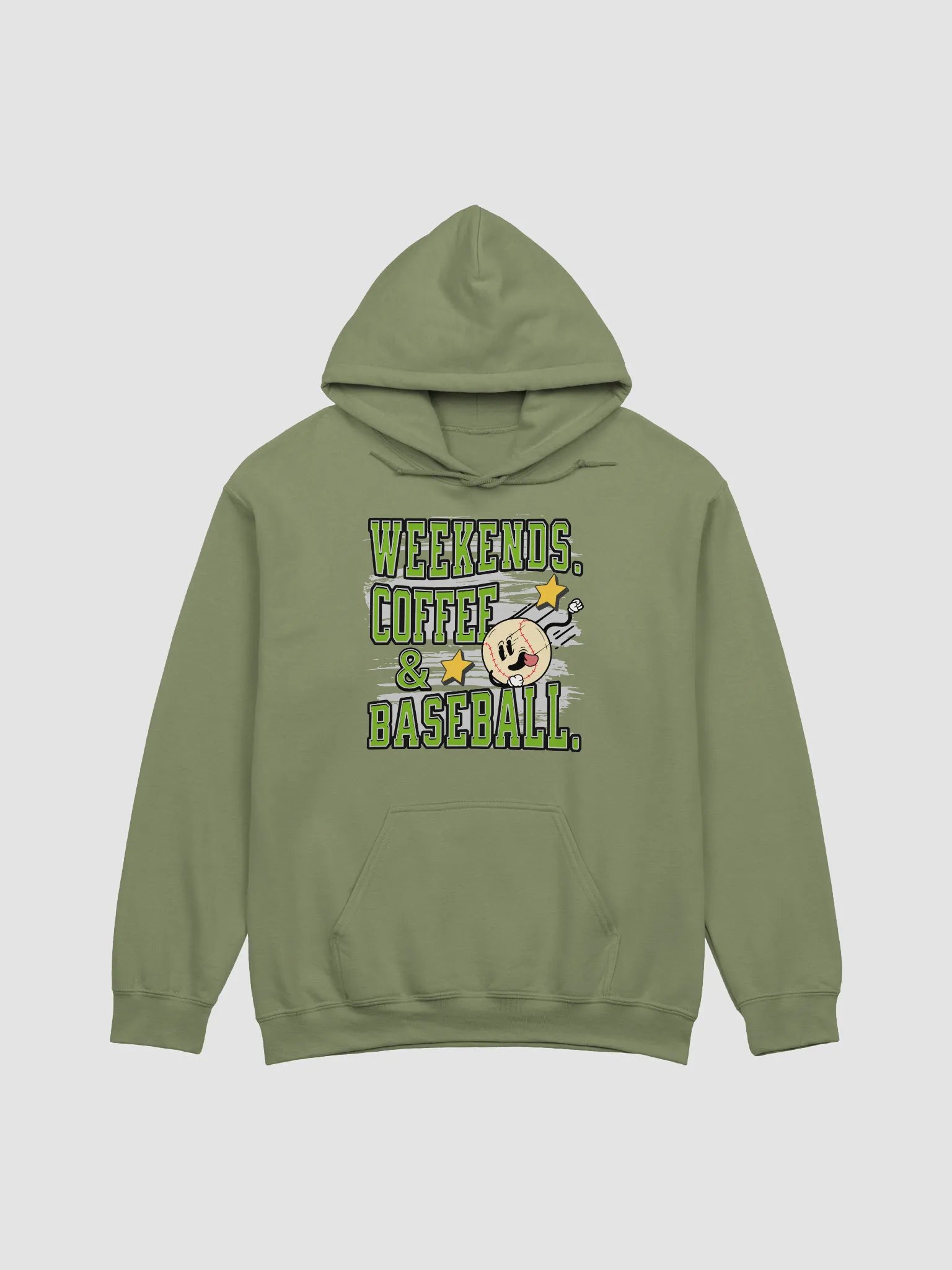 Weekends Coffee And Baseball Warrior Hoodie product image (16)