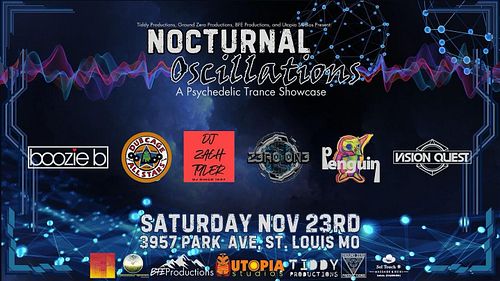Nocturnal Oscillations is TOMORROW!
Prepare to embark on transcendent journey through the diverse genre that is psychedelic t...
