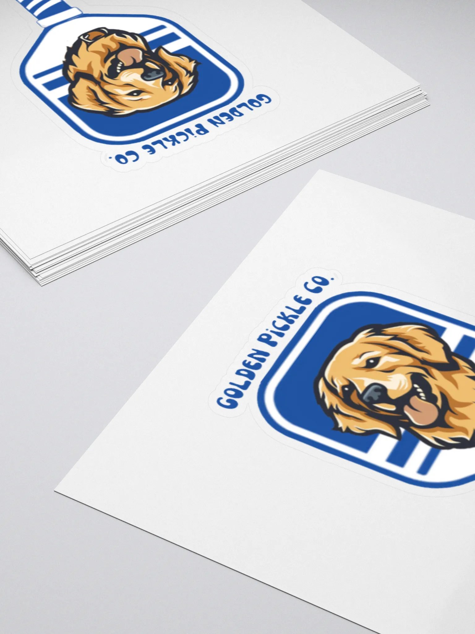 Happy Retriever Golden Pickle Stickers product image (4)