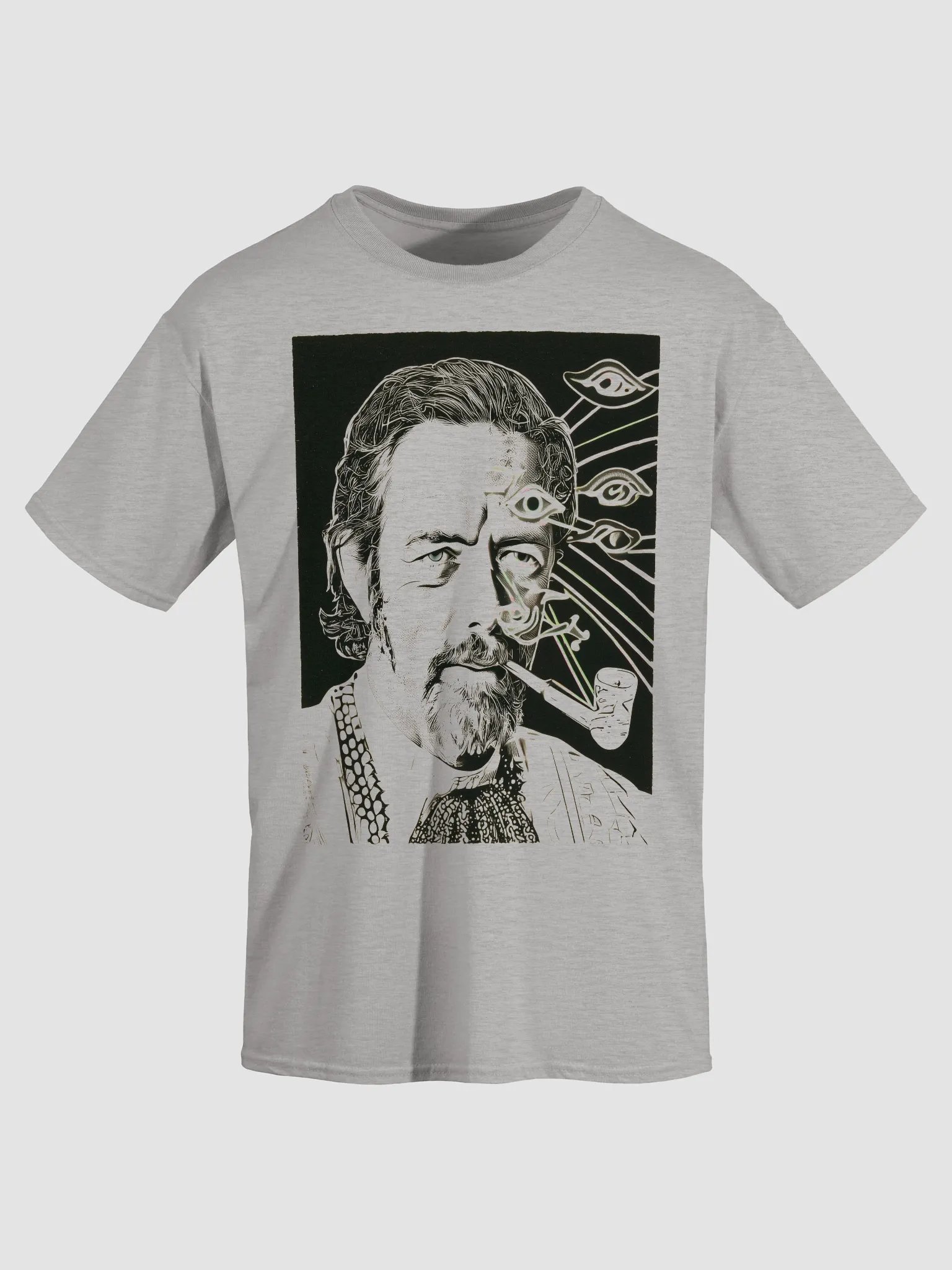 Alan Watts Surreal Visionary Portrait T-Shirt product image (12)
