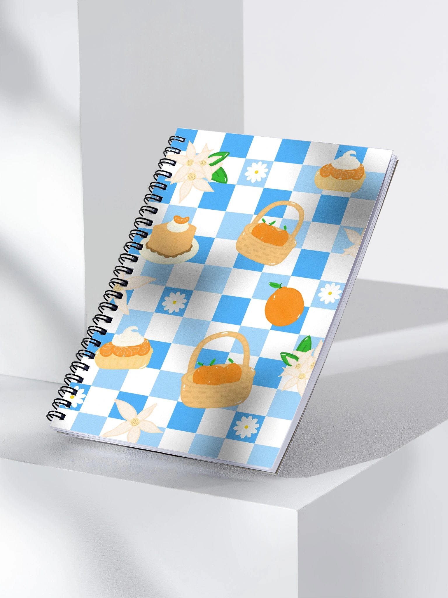 Oranges and Sweets Pattern Spiral Journal product image (4)
