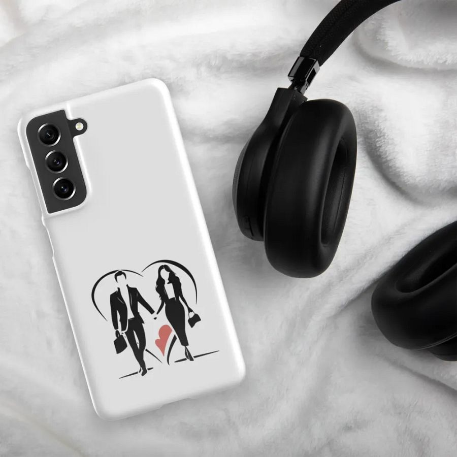 Modern Love Logo Snap Case for Samsung (White) product image (4)