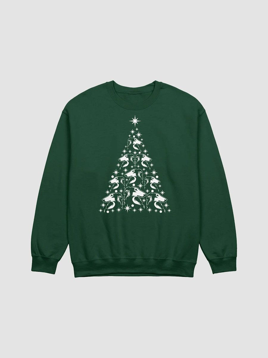 Borzoi Christmas Tree Sweatshirt Design for Borzoi Paw-rents product image (13)