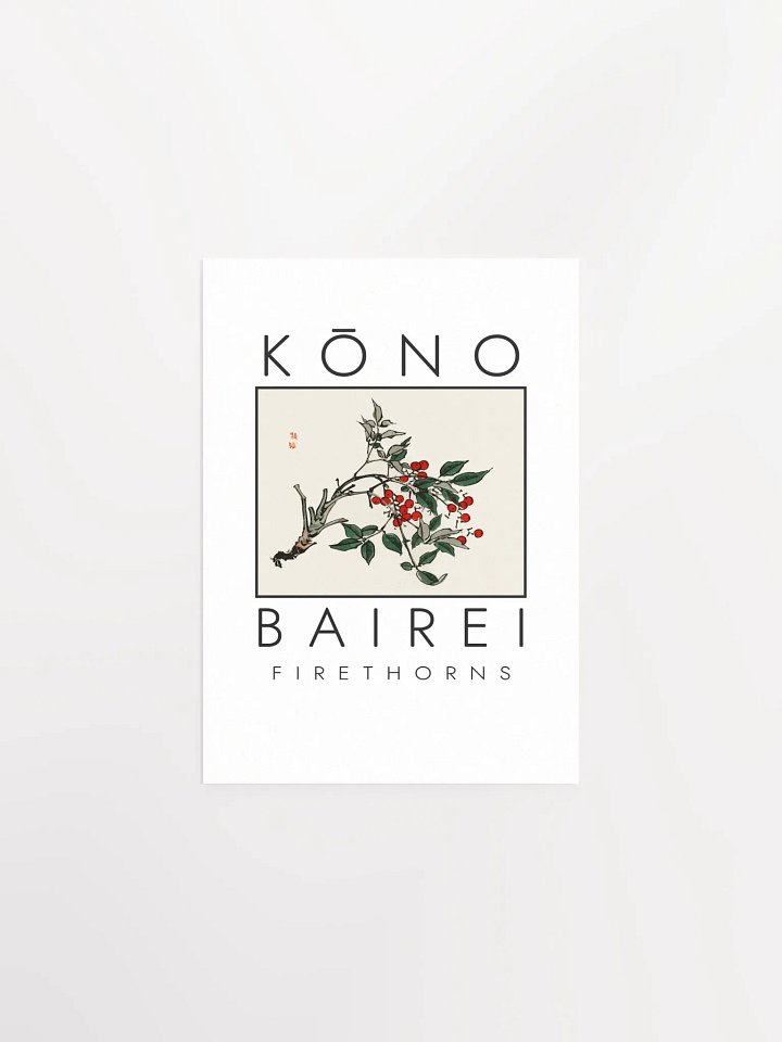 Kono Bairei Firethorns Poster product image (2)