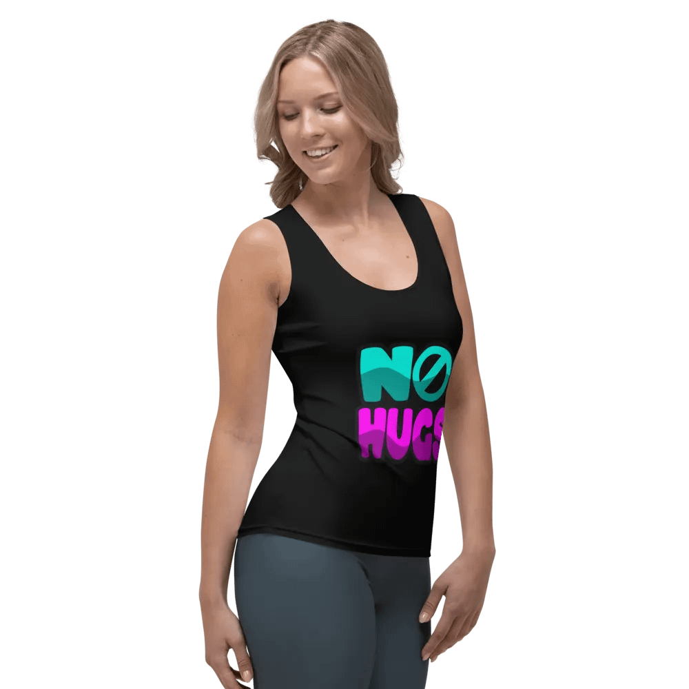 NO HUGS WOMEN'S FITTED TANK TOP product image (4)