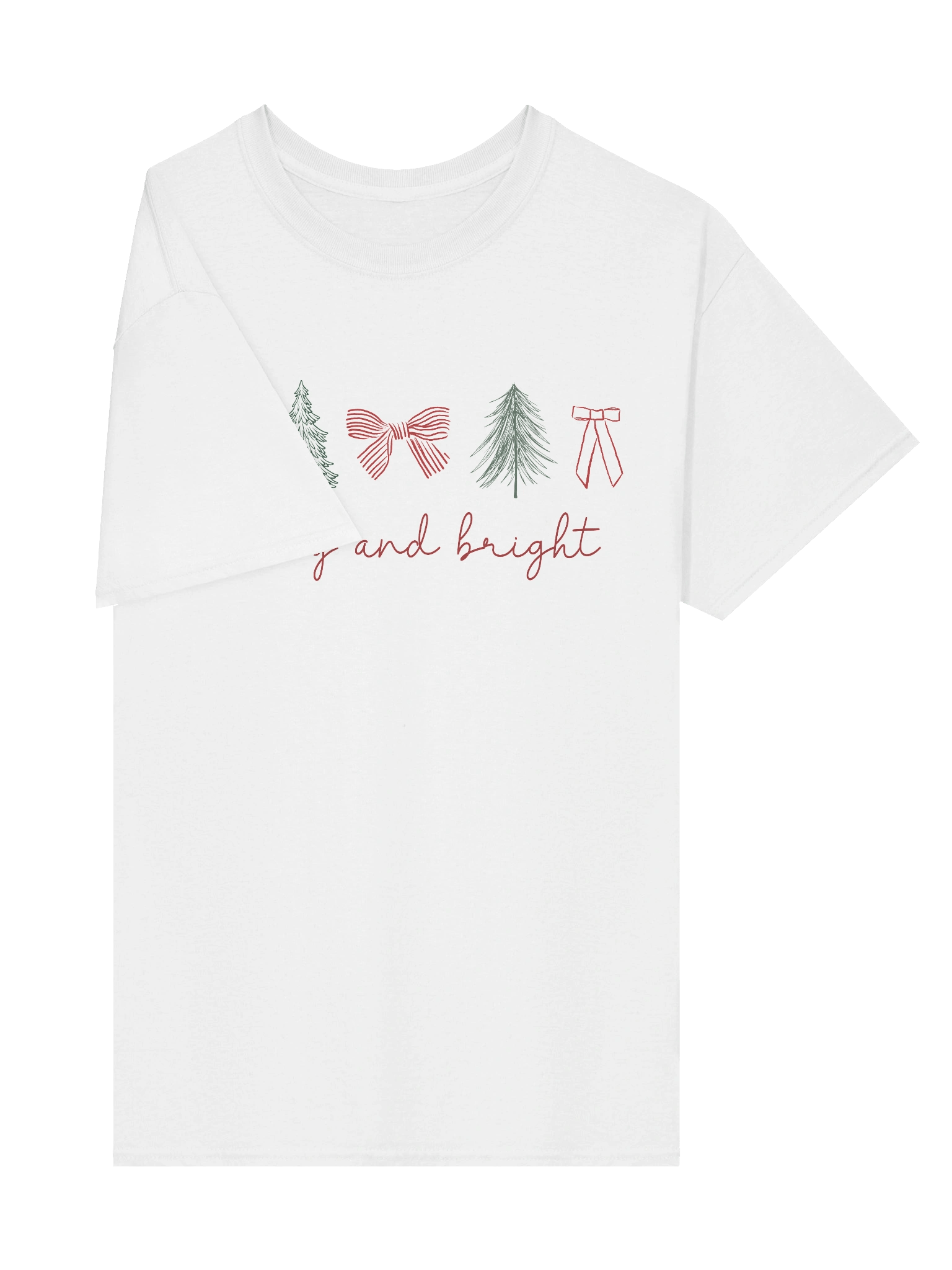 Merry and Bright Christmas T-Shirt product image (65)