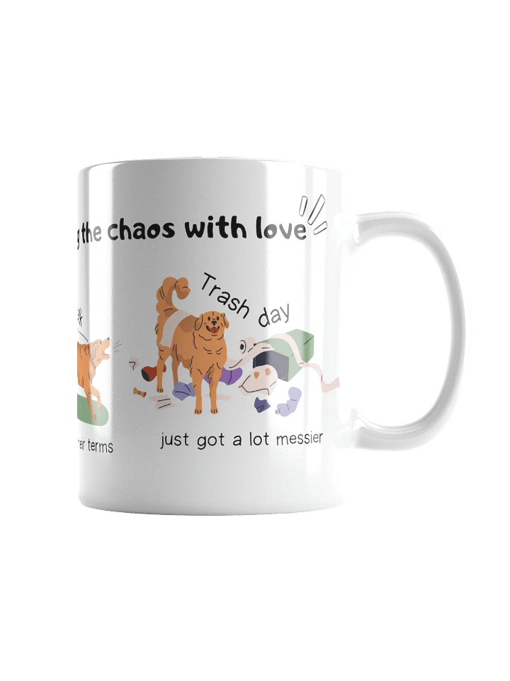 Dog Dad Chaos Ceramic Mug product image (2)