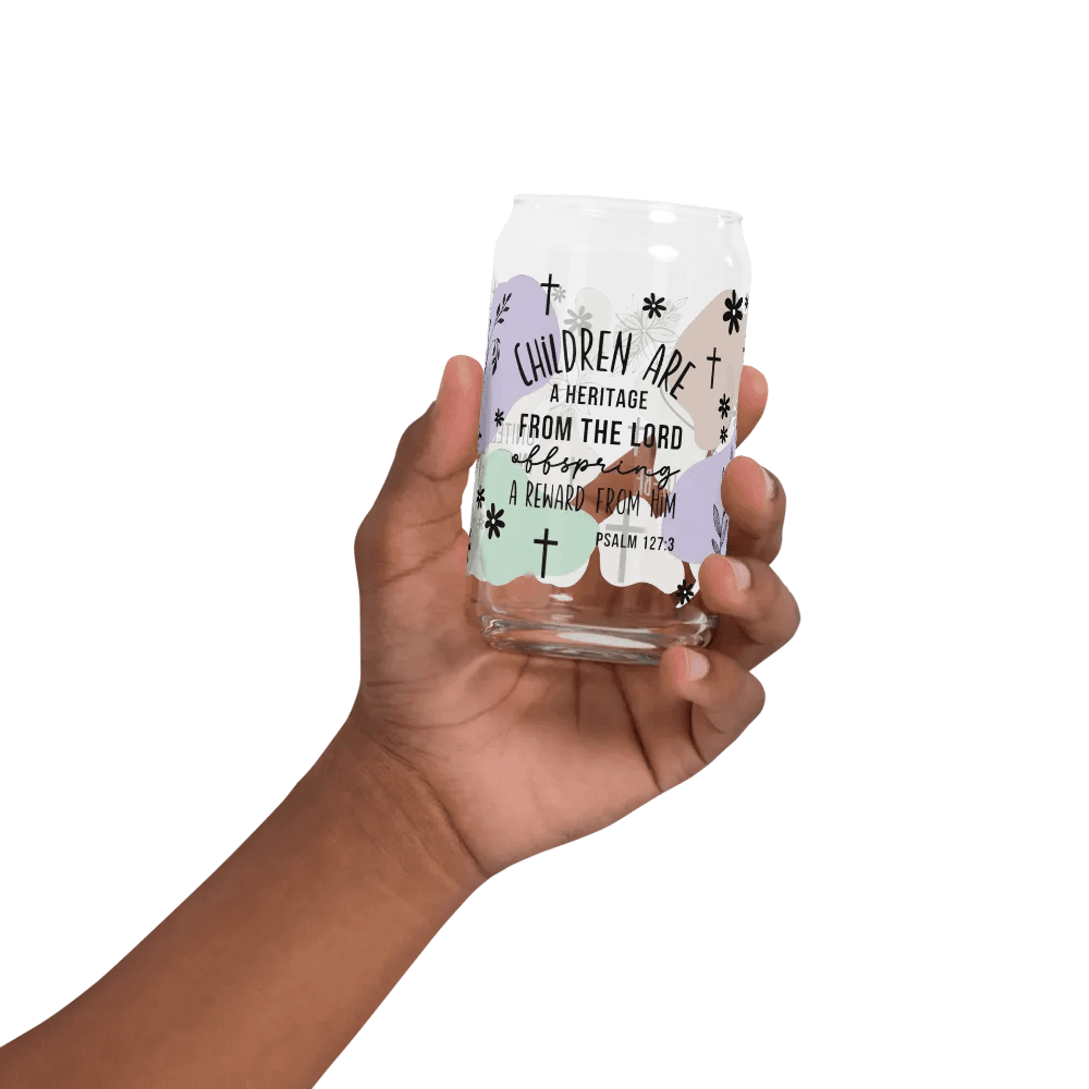 Godmother proposal gift with Bible verse with lid and straw product image (3)