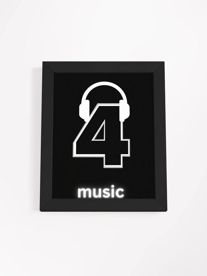 Melodic Number 4 Framed Poster product image (6)