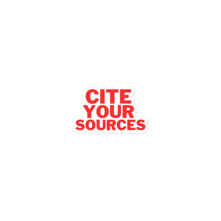 CITE YOUR SOURCES MAGNET product image (1)