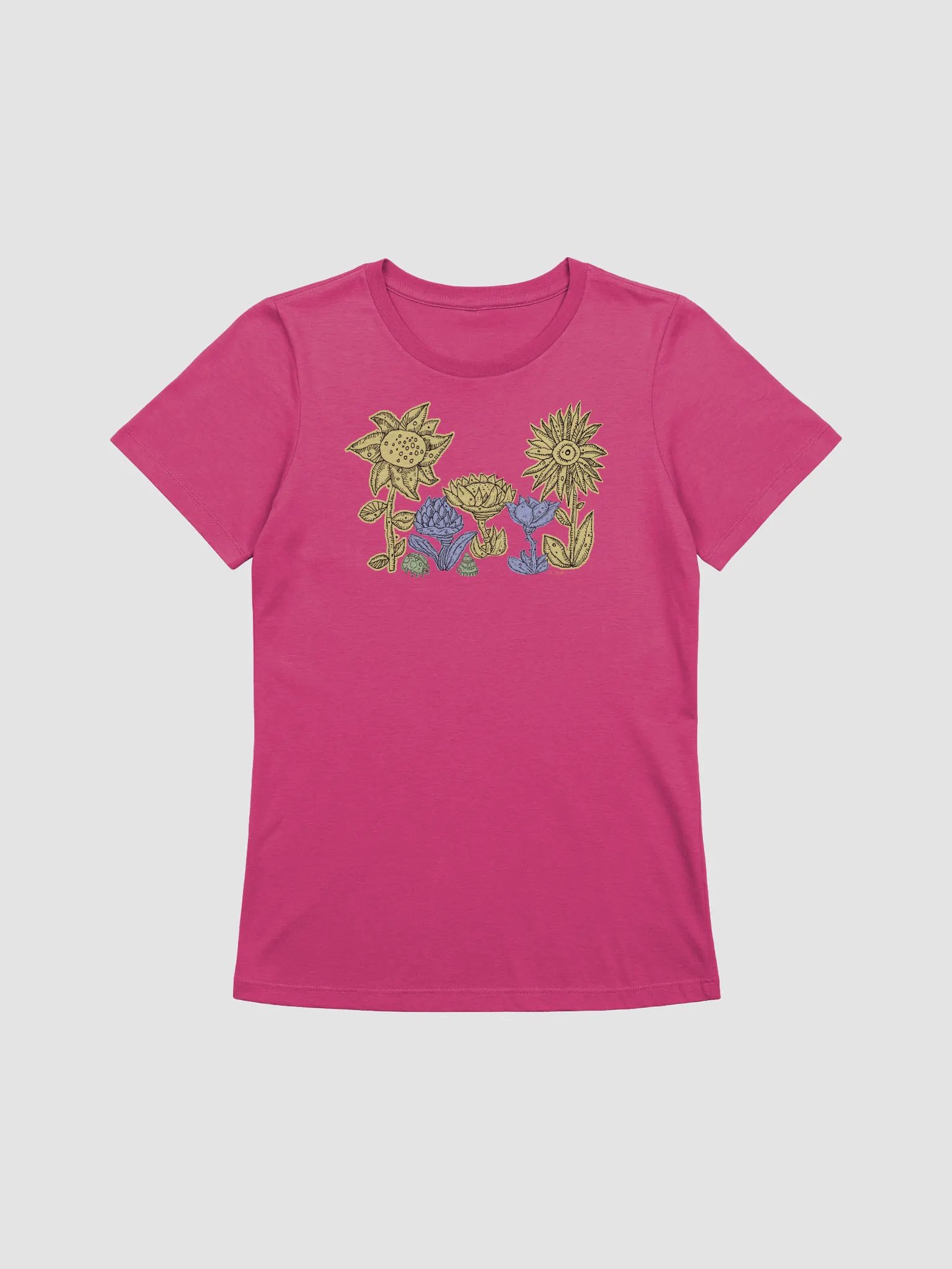Flowers and Happy Bugs. Women's T-Shirt product image (1)
