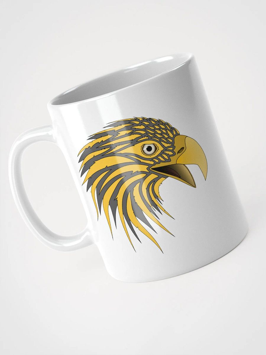 White Glossy Mug, Eagle product image (8)