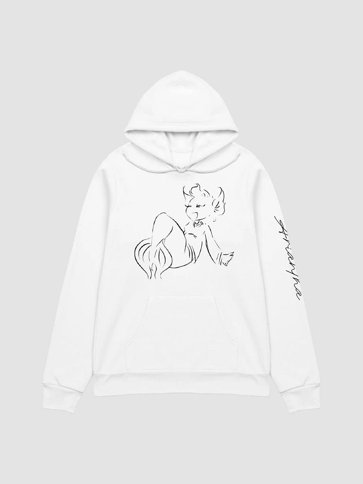 Plush Mermaid Black Outline, Pullover product image (1)