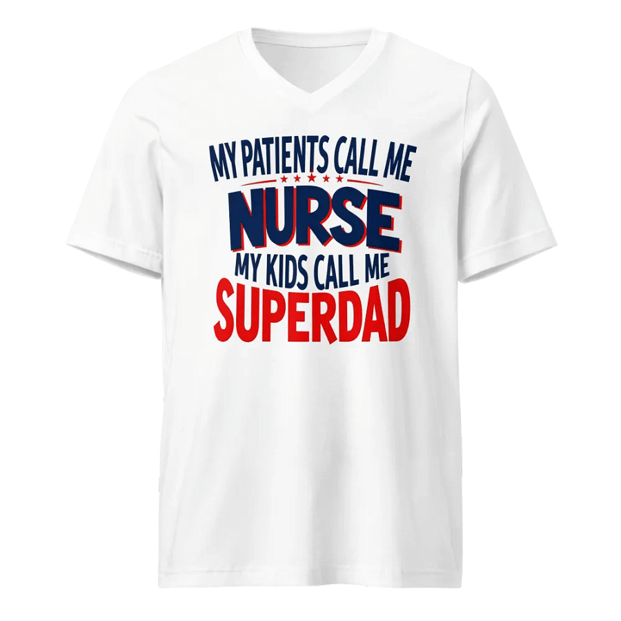 Nurse Superdad V-Neck Tee product image (1)