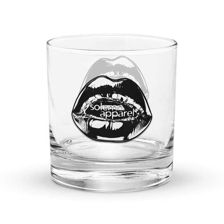 Solemn Apparel Lip Service Rocks Glass product image (1)