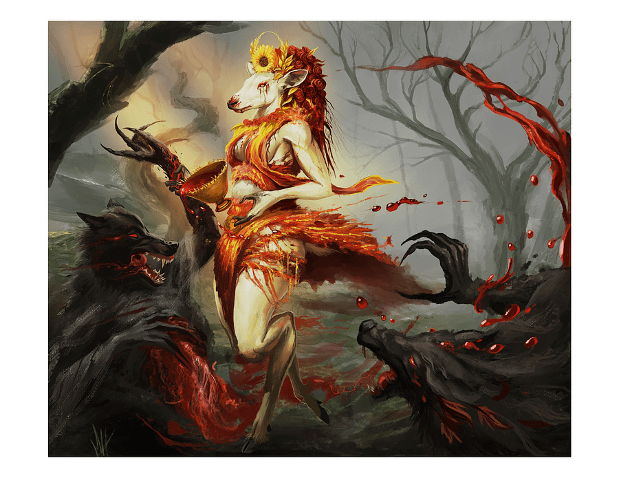 Izariath, Witch of the Wilds 8.5x11" (21.59 x 27.94cm) product image (1)