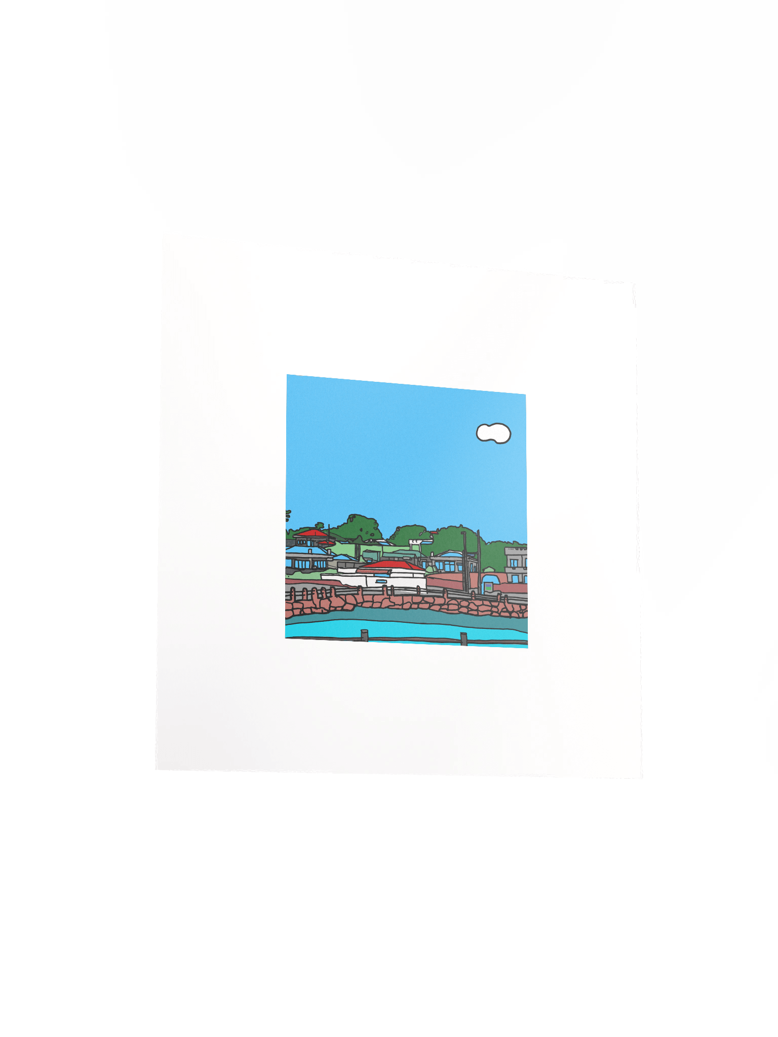 Jeju Island Art Poster - Ojori Village product image (3)