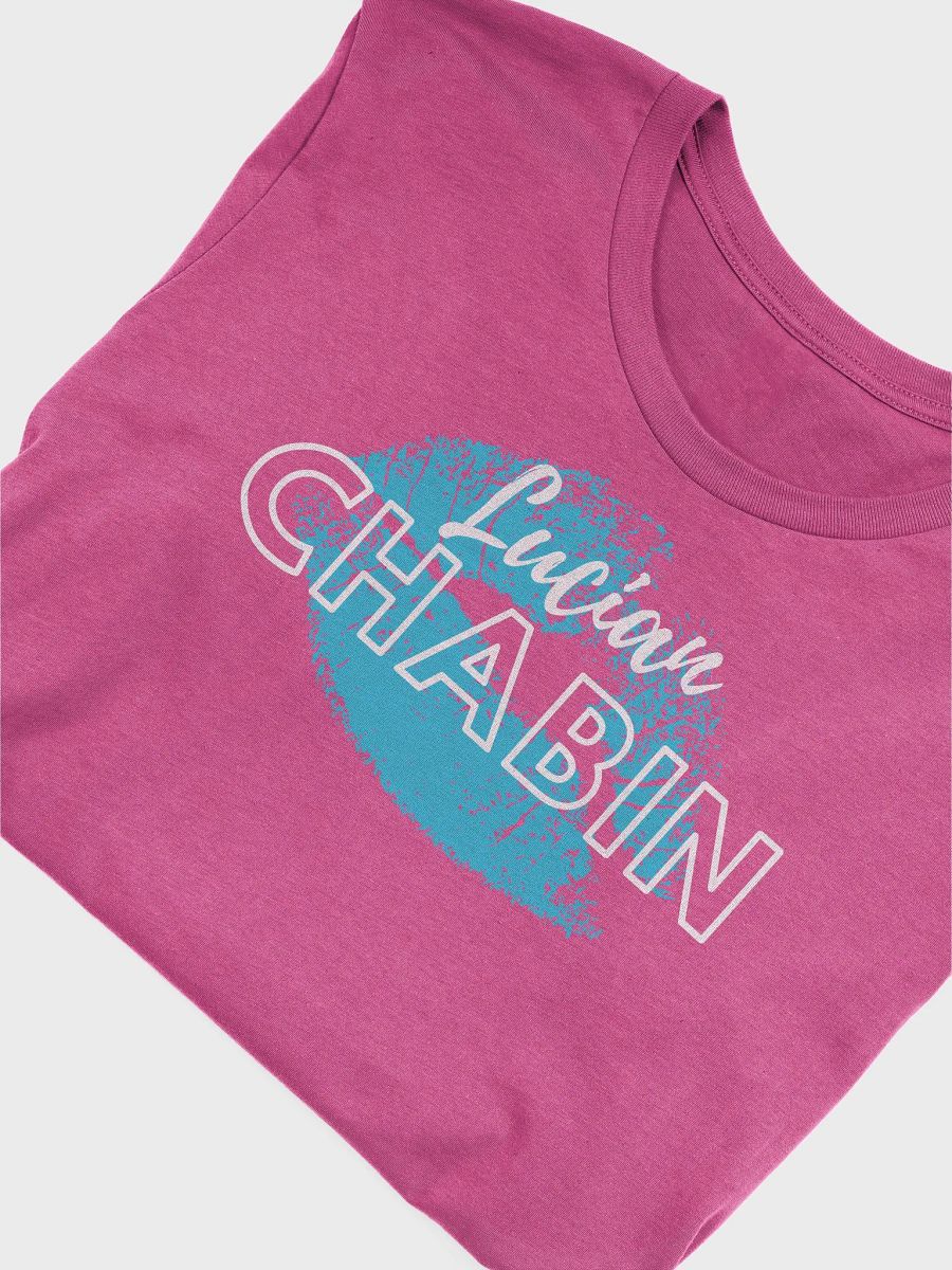 Lucian Chabin White Text Blue Design T-Shirt product image (14)