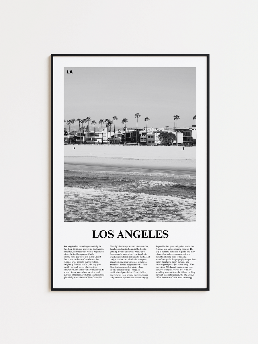 Los Angeles 04 Newspaper Poster product image (1)