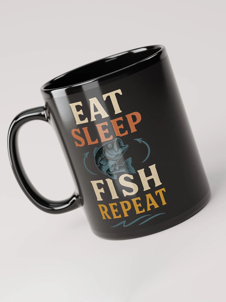 Funny Fishing Mug – Eat Sleep Fish Repeat product image (5)